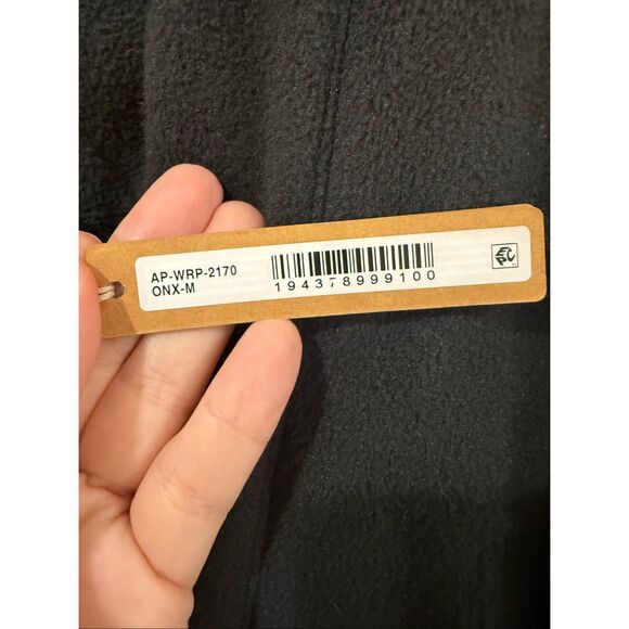 SKIMS by Kim Kardashian NWT Fleece Wrap Belted Jacket Onyx Black size Medium M - Picture 5 of 10